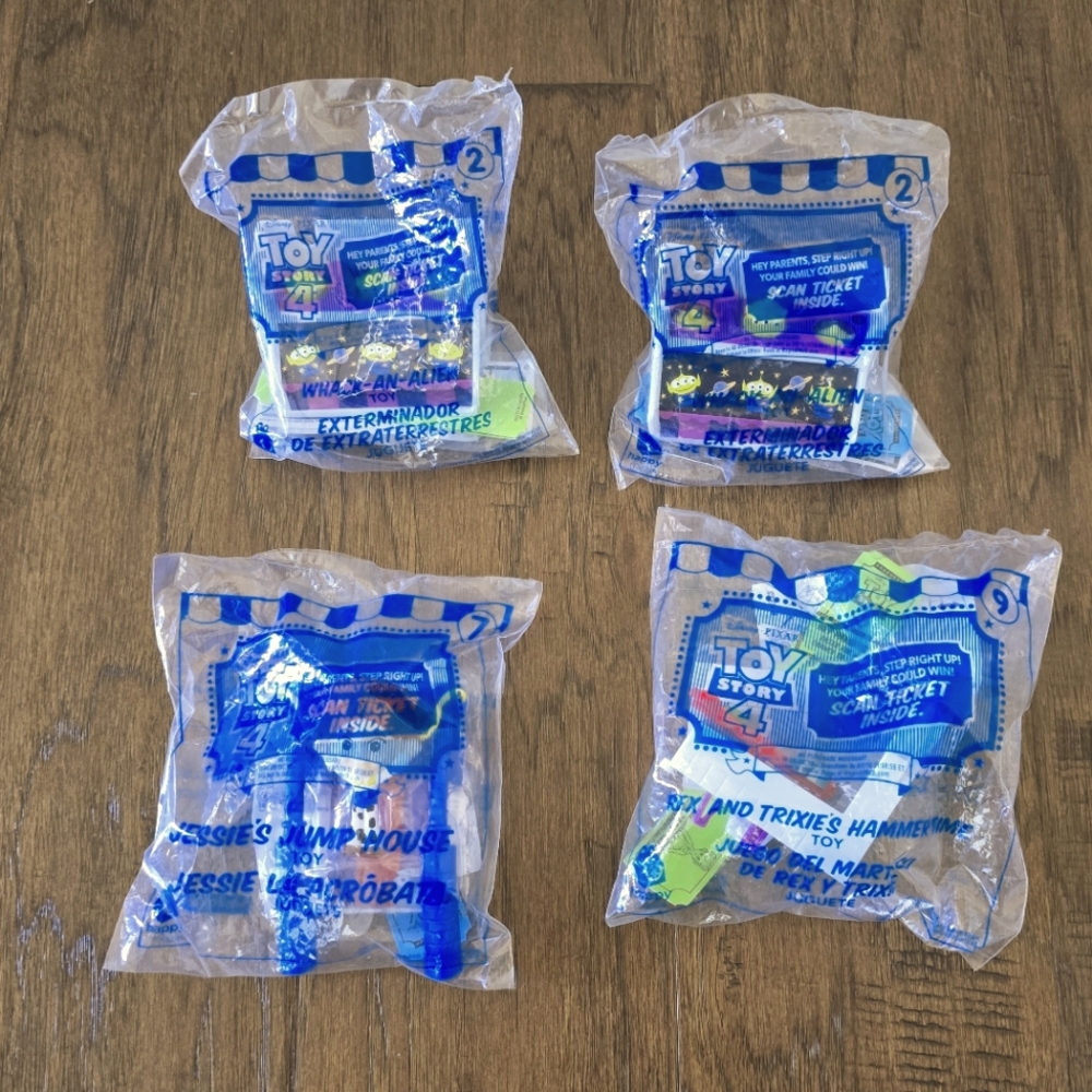 Lot of Toy Story 4 Happy Meal Toys